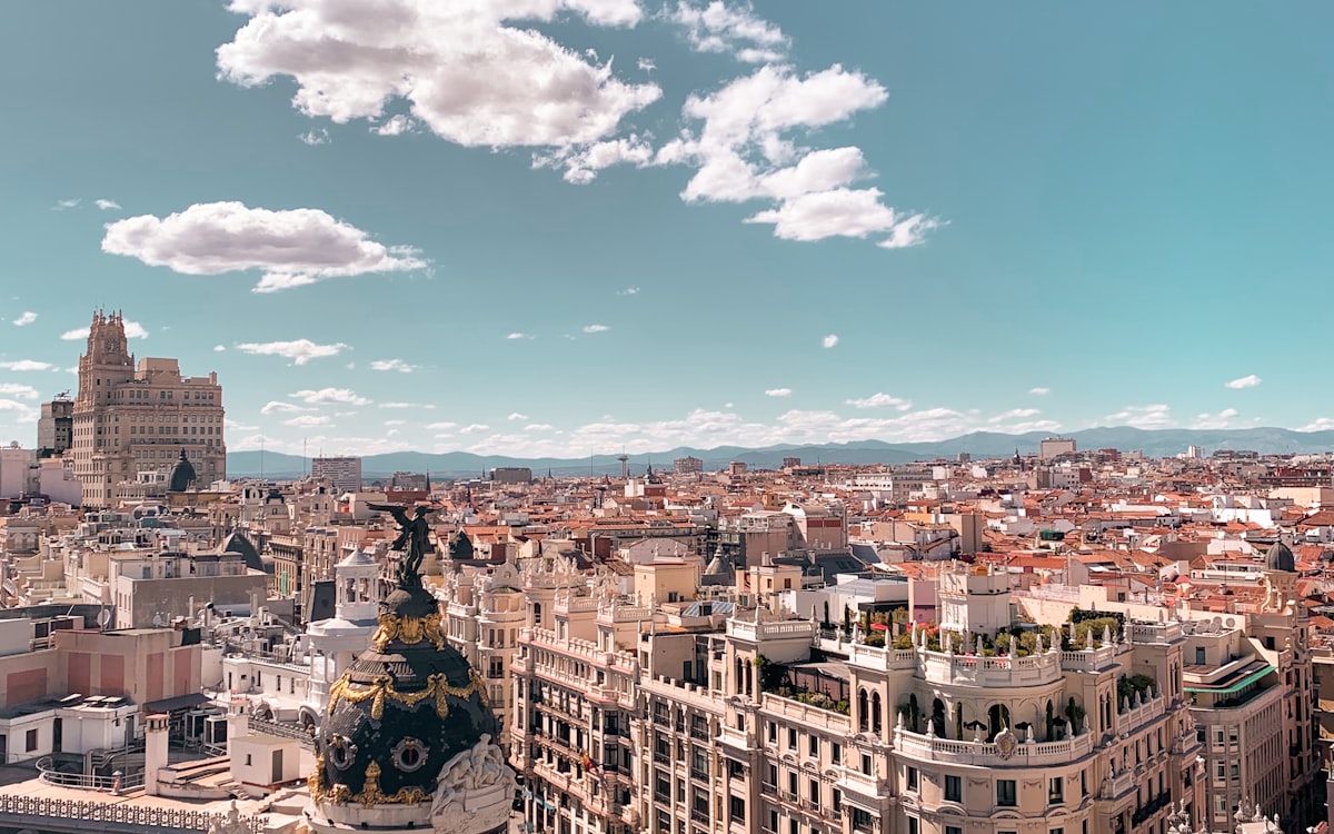 Gran Vía de Madrid, España