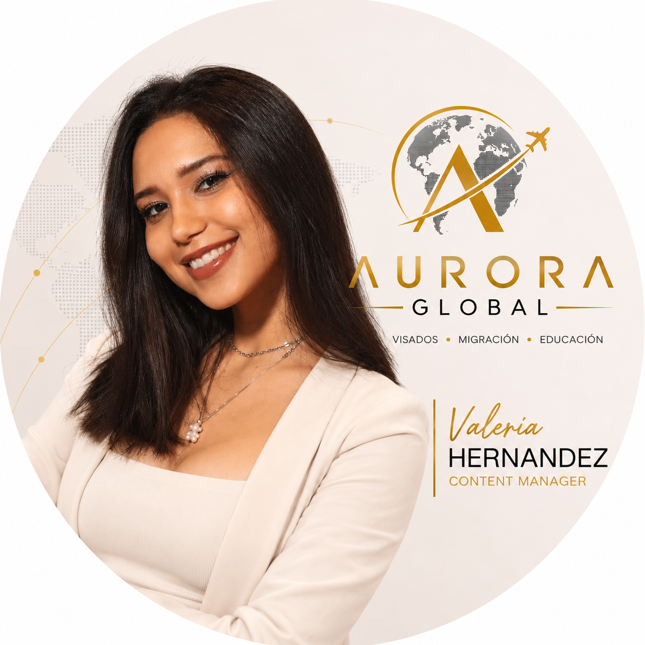 Valeria Hernández, Content Manager de Aurora Global