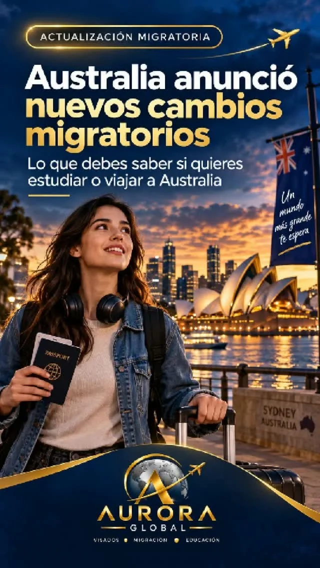 🇦🇺 Australia anunció nuevos cambios migratorios.